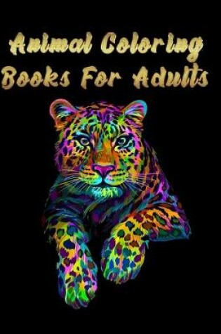 Cover of Animal coloring books for adults