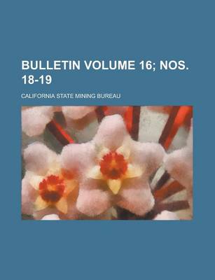 Book cover for Bulletin Volume 16; Nos. 18-19