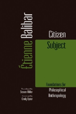 Cover of Citizen Subject