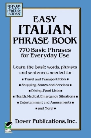 Cover of Easy Italian Phrase Book