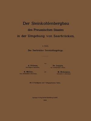 Book cover for Der Steinkohlenbergbau des Preussischen Staates in der Umgebung von Saarbrücken