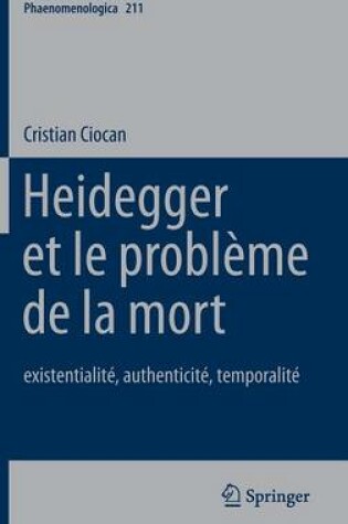 Cover of Heidegger et le probleme de la mort