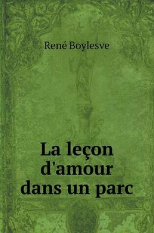 Cover of La leçon d'amour dans un parc