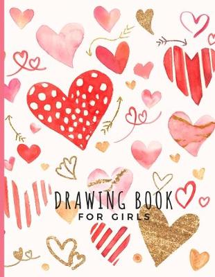 Book cover for Drawing Book For Girls