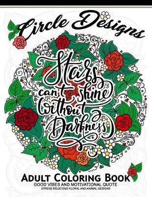 Book cover for Circle Design Adult Coloring Book