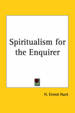 Cover of Spiritualism for the Enquirer