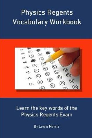 Cover of Physics Regents Vocabulary Workbook