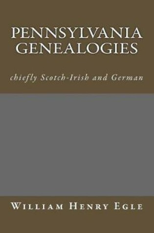 Cover of Pennsylvania Genealogies