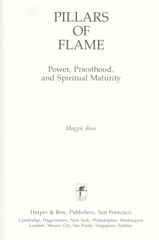 Cover of Pillars of Flame