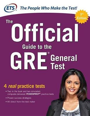 Book cover for The Official Guide to the GRE General Test, Third Edition