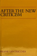 Book cover for After the New Criticism