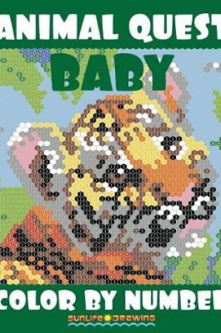 Cover of BABY ANIMAL QUEST Color by Number