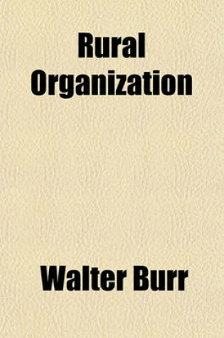 Cover of Rural Organization