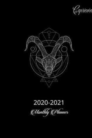Cover of 2020-2021 Monthly Planner Capricorn