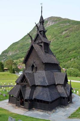 Book cover for A Wooden Stave Church in Borgund Norway Journal