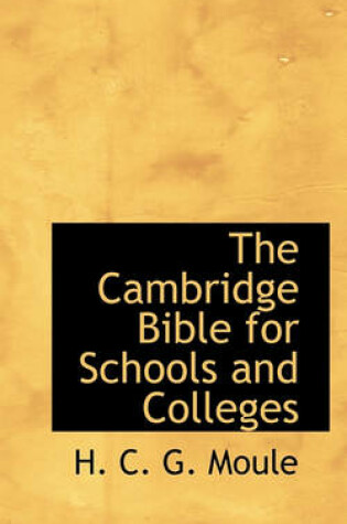 Cover of The Cambridge Bible for Schools and Colleges