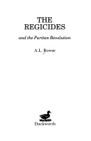 Book cover for The Regicides