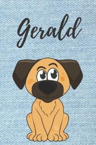 Cover of personalisiertes Notizbuch Hunde / Malbuch / Kritzelbuch / Tagebuch / Notizheft / Journal / DIN A5 / Geschenke Gerald