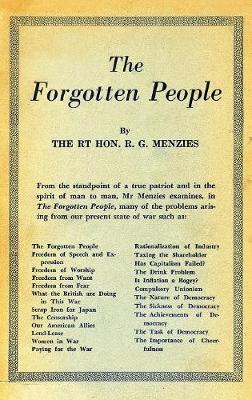 Book cover for The Forgotten People