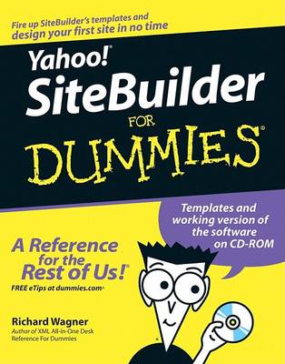Cover of Yahoo! SiteBuilder For Dummies