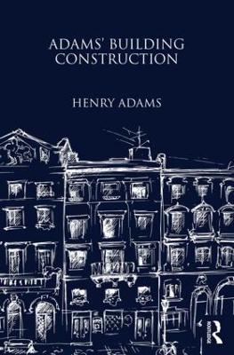 Cover of Adams' Building Construction