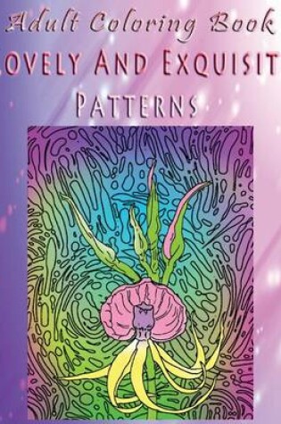 Cover of Adult Coloring Book Lovely And Exquisite Patterns