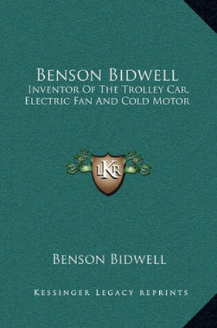 Cover of Benson Bidwell