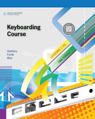 Book cover for Keyboarding Course, Lessons 1-25