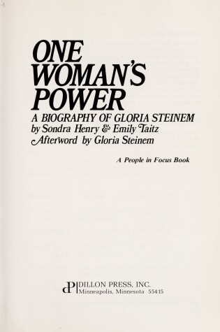 Cover of Gloria Steinem H