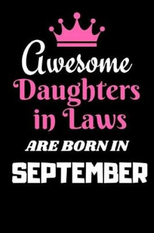 Cover of Awesome Daughters in Laws are Born in September