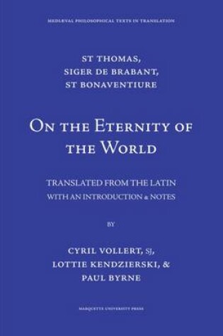 Cover of On the Eternity of the World