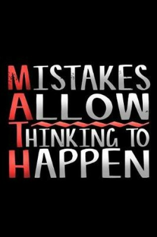 Cover of Mistakes Allow Thinking to Happen