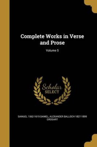 Cover of Complete Works in Verse and Prose; Volume 5