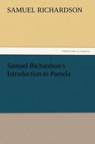 Cover of Samuel Richardson's Introduction to Pamela