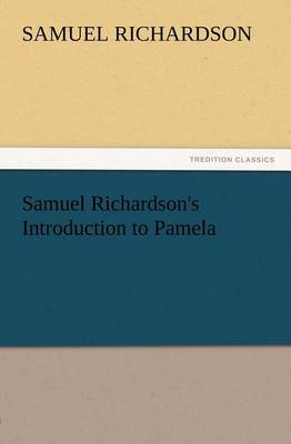 Book cover for Samuel Richardson's Introduction to Pamela