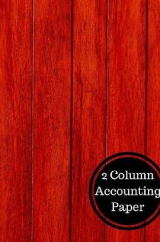 Cover of 2 Column Accounting Paper