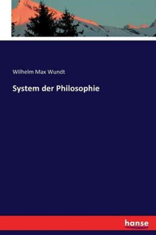 Cover of System der Philosophie