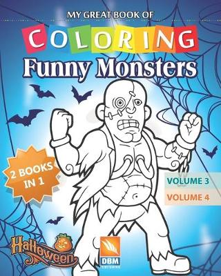 Book cover for Funny Monsters - 2 books in 1 - Volume 3 + Volume 4