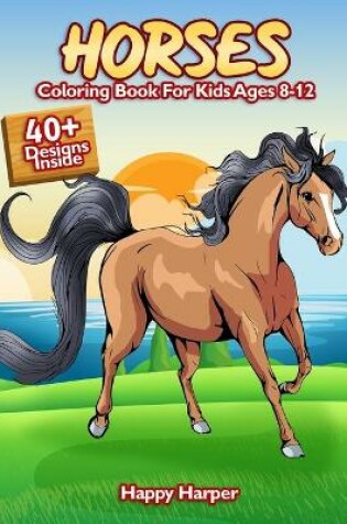 Cover of Horses Coloring Book