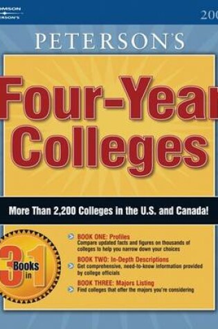 Cover of Four Year Colleges 2007, Guide to