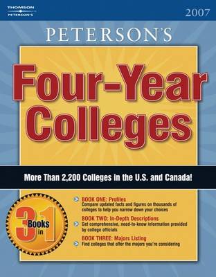 Cover of Four Year Colleges 2007, Guide to