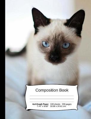 Book cover for Cat Composition Notebook, Graph Paper