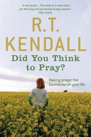 Cover of Did You Think to Pray?