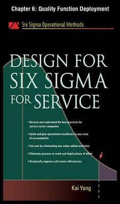 Book cover for Design for Six SIGMA for Service, Chapter 6 - Quality Function Deployment