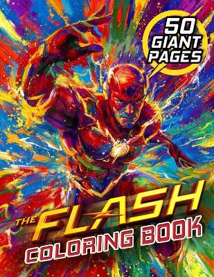 Book cover for The Flash Coloring Book