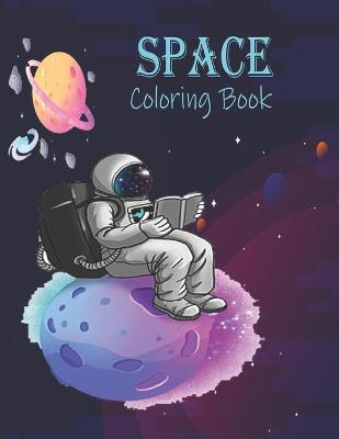 Book cover for Space Coloring Book