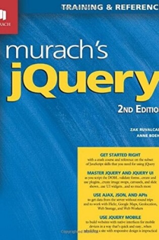 Cover of Murach's jQuery