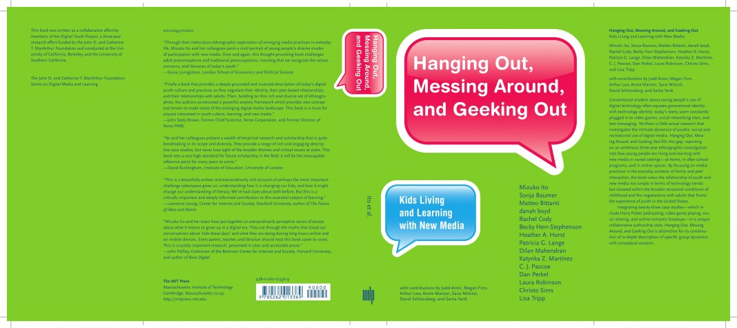 Book cover for Hanging Out, Messing Around, and Geeking Out