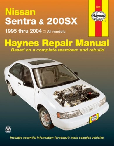 Book cover for Nissan Sentra & 200sx (95 - 04)