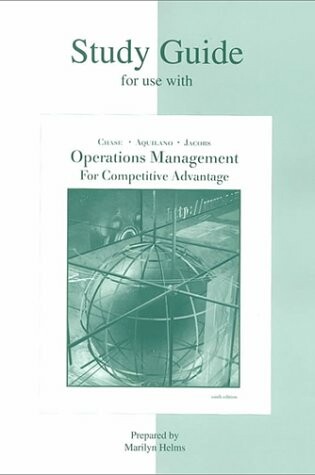 Cover of Operations Management for Competitive Advantage